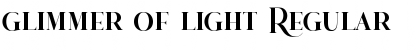 Download glimmer of light Font