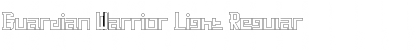 Download Guardian Warrior Light Font