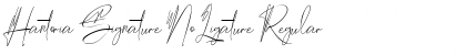 Download Hantoria Signature NoLigature Font