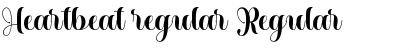 Download Heartbeat regular Font