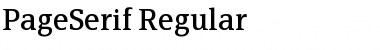 PageSerif-Regular Regular Font