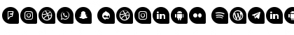 Icons Social Media 13 Regular Font