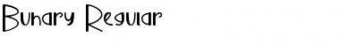 Buhary Regular Font