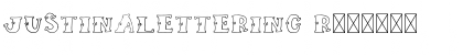 Download JUSTINALETTERING Font