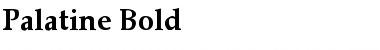 Palatine Bold Font