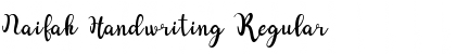 Naifah Handwriting Regular Font