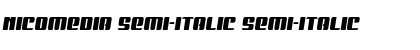 Nicomedia Semi-Italic Semi-Italic Font