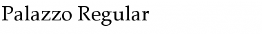 Palazzo Regular Font