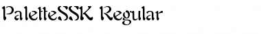 PaletteSSK Regular Font