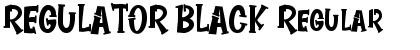 Download REGULATOR BLACK Font
