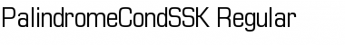 PalindromeCondSSK Regular Font