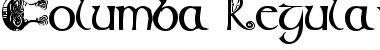 Columba Regular Font