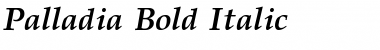 Palladia Bold Italic Font