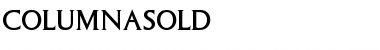 ColumnaSolD Regular Font