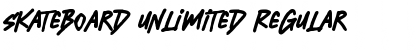 Skateboard Unlimited Regular Font