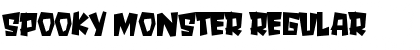 Download SPOOKY MONSTER Font