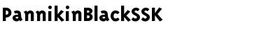 PannikinBlackSSK Regular Font