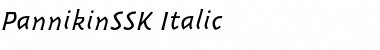 PannikinSSK Italic Font