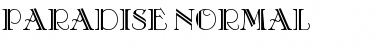 Paradise Normal Font