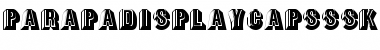 ParapaDisplayCapsSSK Regular Font