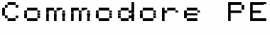 Commodore PET Regular Font