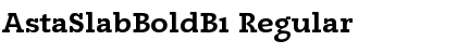 Download AstaSlabBoldB1 Font