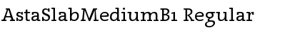 Download AstaSlabMediumB1 Font