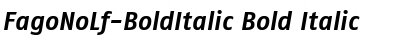 Download FagoNoLf-BoldItalic Font