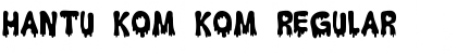 Download Hantu Kom Kom Font