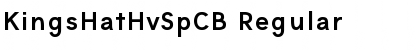 KingsHatHvSpCB Regular Font