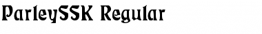 ParleySSK Regular Font