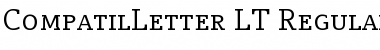 Download CompatilLetter LT Font