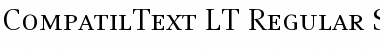 Download CompatilText LT Font