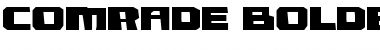 Comrade-BoldExtended Regular Font