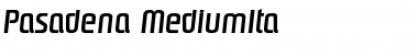 Pasadena-MediumIta Regular Font