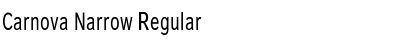 Carnova Narrow Font