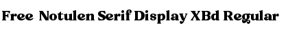 Download Free - Notulen Serif Display XBd Font