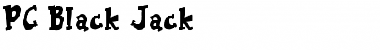 PC Black Jack Regular Font
