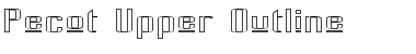 Download Pecot Upper Outline Font