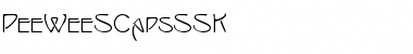 PeeWeeSCapsSSK Regular Font