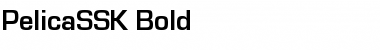 PelicaSSK Bold Font