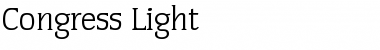 Congress-Light Regular Font