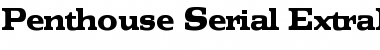 Penthouse-Serial-ExtraBold Regular Font