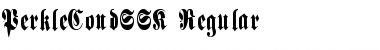 PerkleCondSSK Regular Font