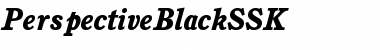 PerspectiveBlackSSK Regular Font