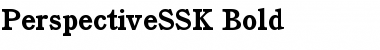 PerspectiveSSK Bold Font