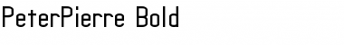 PeterPierre Bold Font