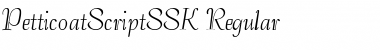 Download PetticoatScriptSSK Font