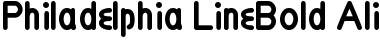 Philadelphia LineBold Aligned Regular Font