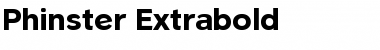 Phinster Extrabold Font